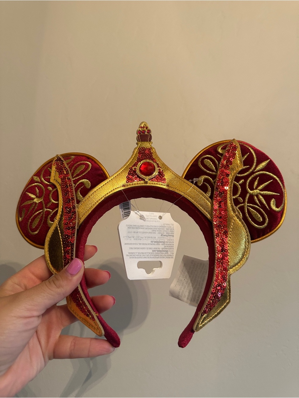 Disney Parks Padme Amidala Ear Headband Star Wars Episode 1 Phantom Menace NWT - Picture 1 of 6